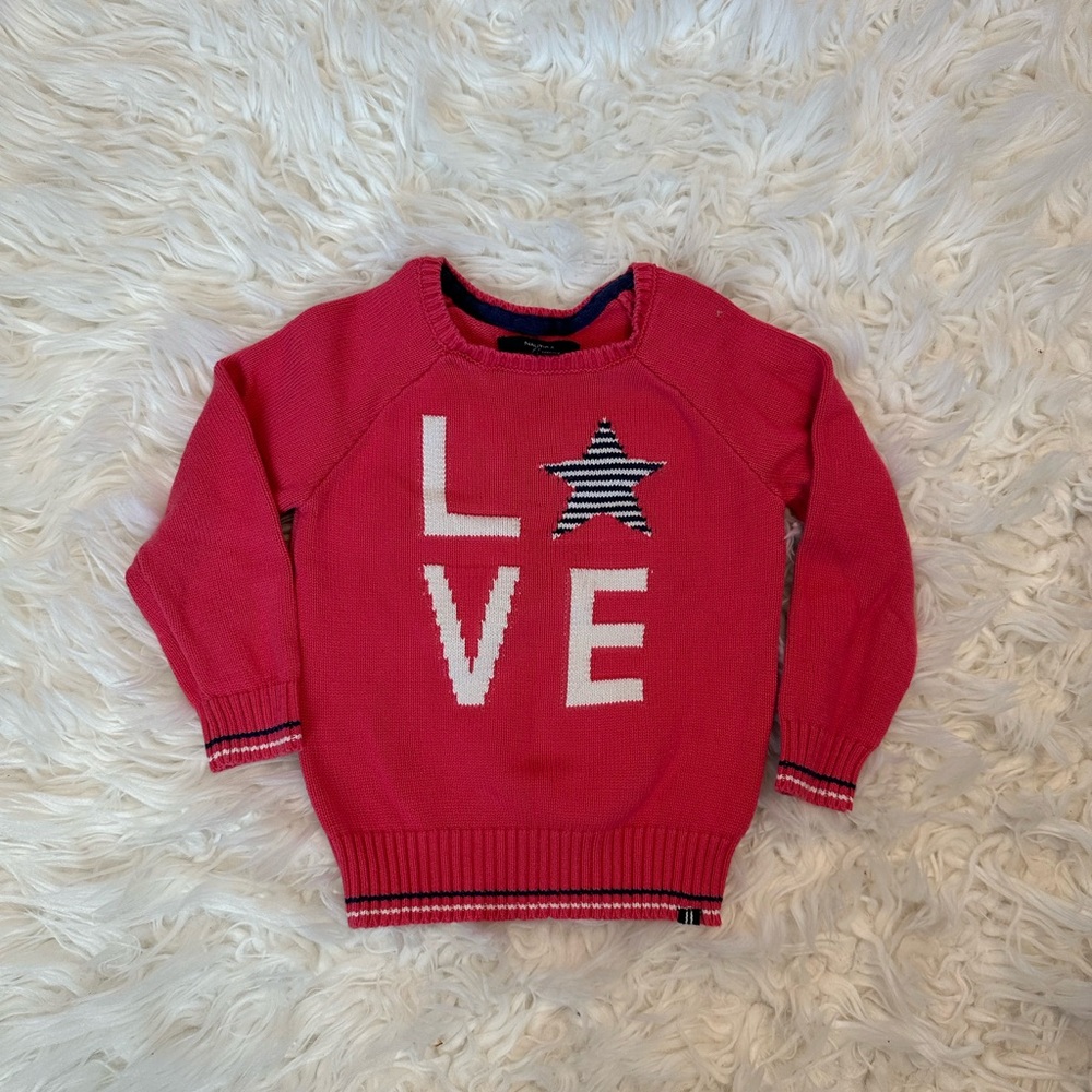 Nautica size 4 girls cotton sweater